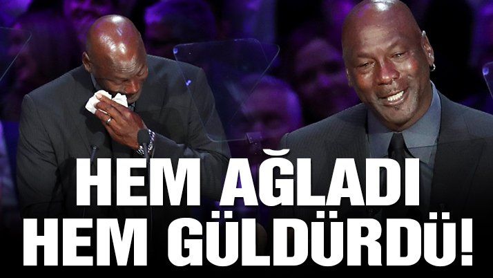 Kobe Bryant’ı anma töreninde Michael Jordan hem ağladı hem güldürdü!