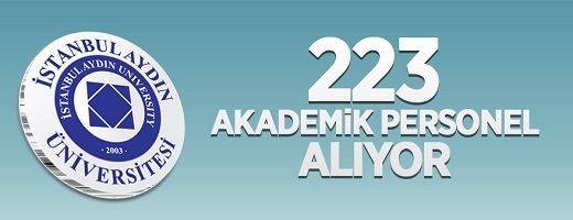 İstanbul Aydın Üniversitesi 223 Öğretim Üyesi alacak