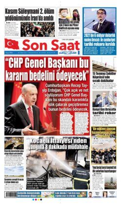 Sonsaat Manşeti
