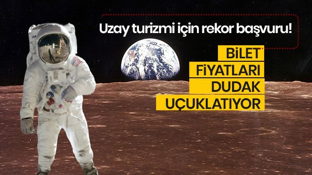Uzay turizmi için rekor başvuru