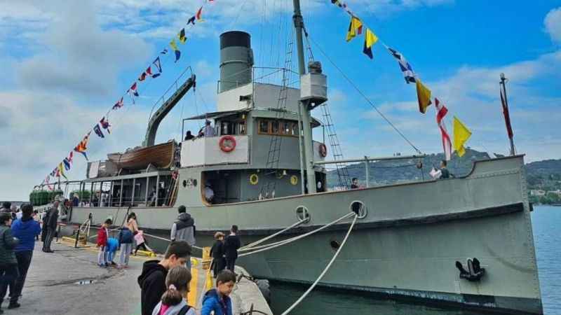 TCG Nusret Müze Gemisi Ereğli'de