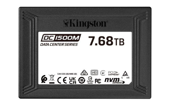 Kingston Digital veri merkezleri için yeni U2 NVMe SSD: DC1500M modelini satışa sundu