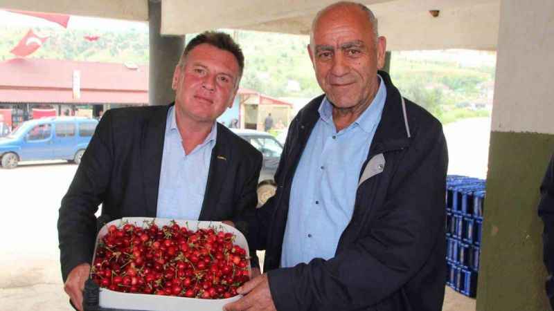 Bilecik’te ilk kiraz hasadı yapıldı fiyatı 25-30 TL arasında satılıyor Bilecik’te ilk kiraz hasadı yapıldı fiyatı 25-30 TL arasında satılıyor