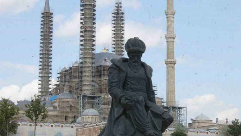 Edirne Selimiye’de restorasyon sürüyor Edirne Selimiye’de restorasyon sürüyor