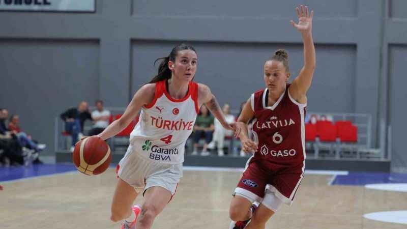 Hazırlık maçı: Türkiye: 75 - Letonya: 51