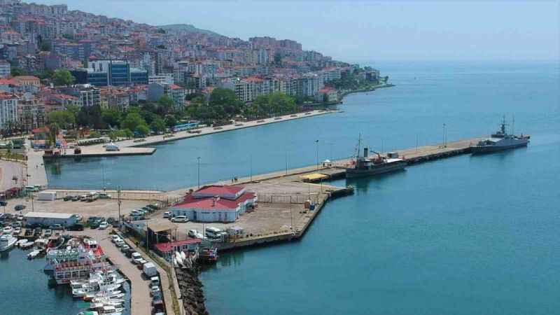 TCG Nusret Gemisi Sinop’ta TCG Nusret Gemisi Sinop’ta