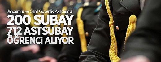 Jandarma ve Sahil Güvenlik Akademisi Güvenlik Bilimleri Fakültesi 200 öğrenci alacak