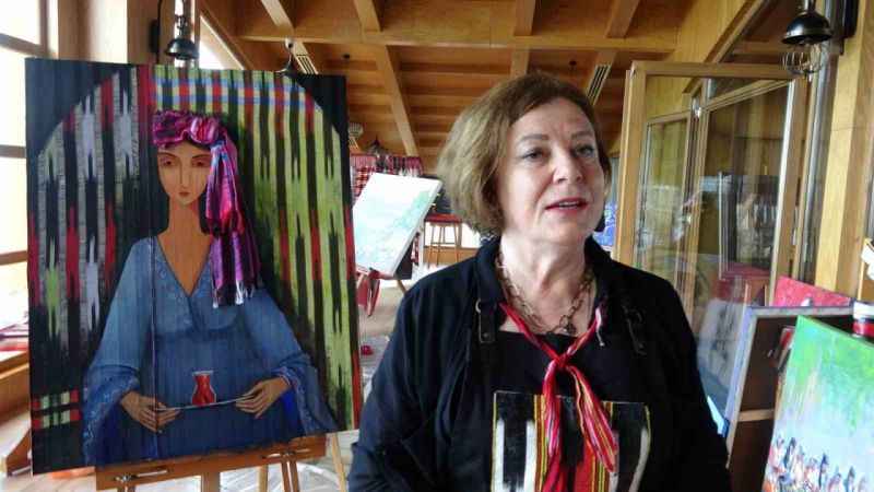 Ressamlar Rize’yi tuvallerine yansıttı Ressamlar Rize’yi tuvallerine yansıttı