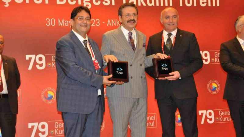 Erzurum’un 2 adet Togg’u oldu