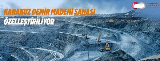 Demir madeni sahası, işletme hakkının verilmesi yöntemiyle özelleştirilecek