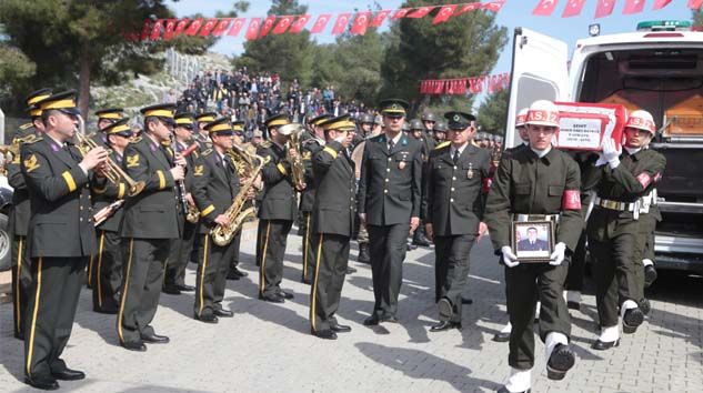 İdlib şehidi Uzman Çavuş Baykuş, Kahramanmaraş’ta son yolculuğuna uğurlandı