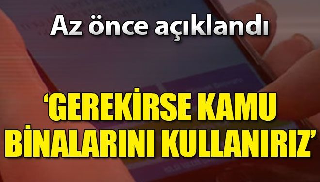 Bakan Pekcan canlı yayında açıkladı! Gerekirse kamu binalarını kullanırız