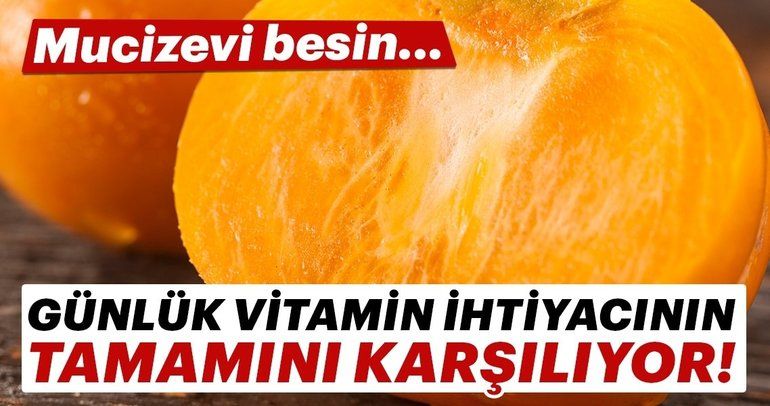 Bu besin günlük vitamin ihtiyacının tamamnın karşılıyor!