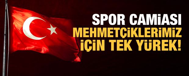 Türk spor kulüpleri Mehmetçiklerimizin yanında