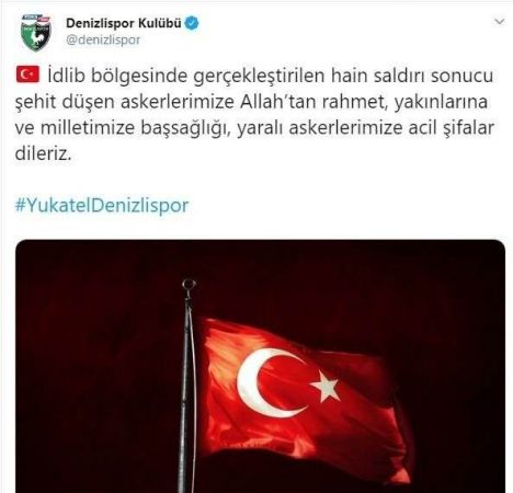 Türk spor kulüpleri Mehmetçiklerimizin yanında