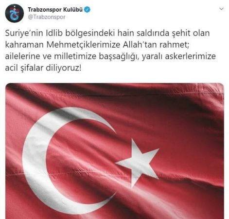 Türk spor kulüpleri Mehmetçiklerimizin yanında