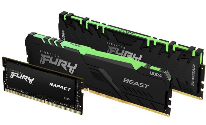 Kingston, Sistemleri Bir Sonraki Seviyeye Taşıyan Yeni FURY Markalı Belleklerini Piyasaya Sürüyor!