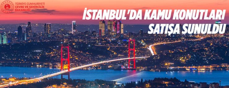 İstanbul’da Hazineye ait 66 adet kamu konutu açık artırma ile satılacak