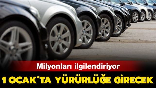 Milyonları İlgilendiriyor 1 Ocakta Yürürlüğe Girecek!