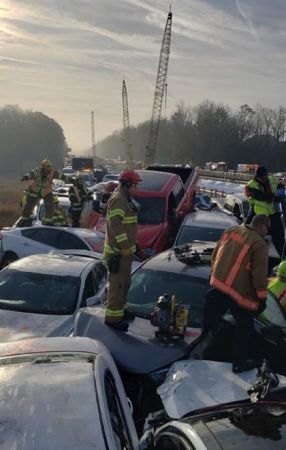 Böyle Kaza Görülmedi 69 Araç Birbirine Girdi…