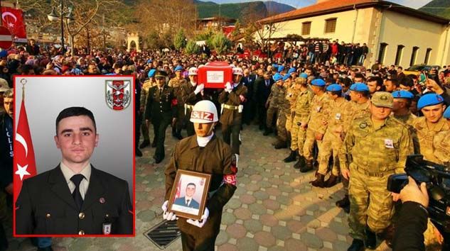 İdlib şehidi Halil İbrahim Akkaya törenle defnedildi