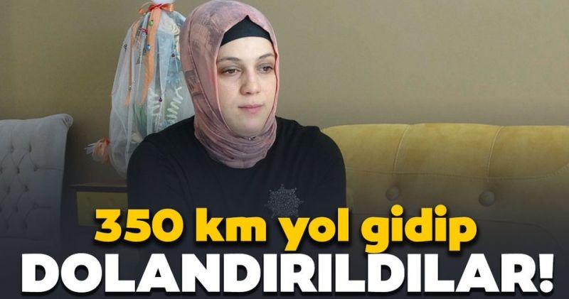 Otomobillerini satmak için 350 kilometre gittiler, dolandırıldılar