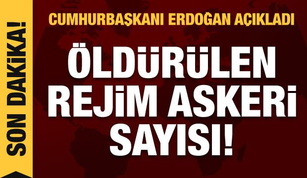 İşte öldürülen rejim askeri sayısı!