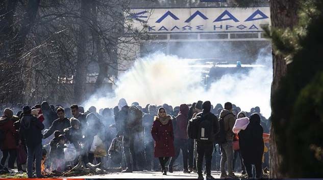 Yunan sınırındaki müdahalede yaralanan göçmenler hastaneye kaldırıldı