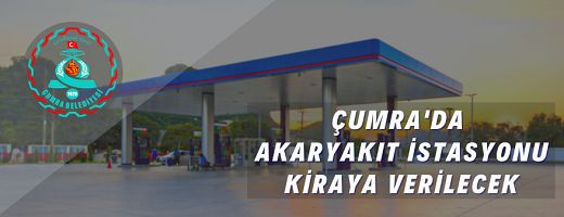 Konya Çumra’da 1.512 m² akaryakıt istasyonu kiraya verilecek