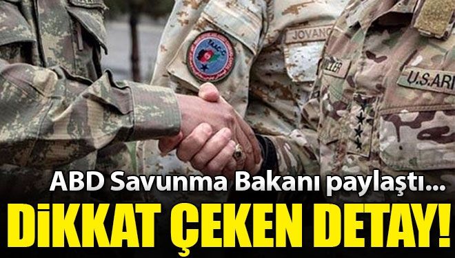 ABD Savunma Bakanı paylaştı!