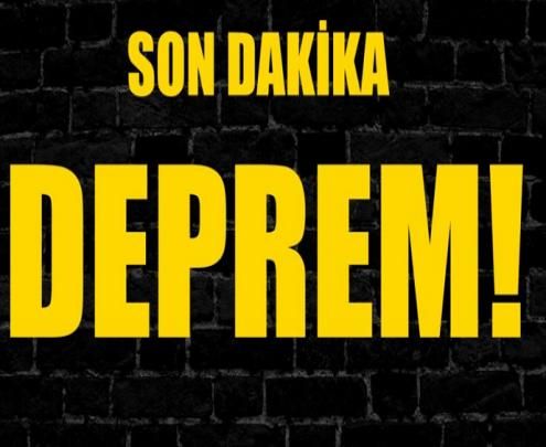AKDENİZDE DEPREM !