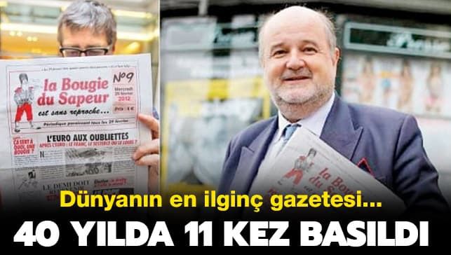 40 yıldır 11 kez çıkan gazete