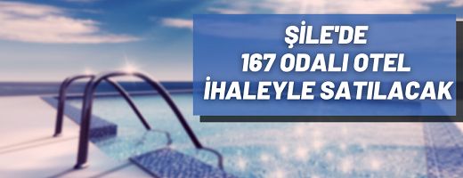 İstanbul Şile’de 167 odalı otel icradan satılıktır