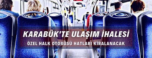 Karabük Belediyesi özel halk otobüsü hatlarını kiraya veriyor