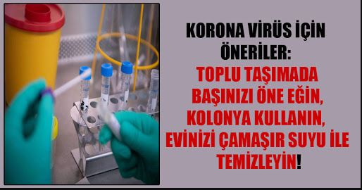 Kolonya ve çamaşır suyu bu virüsü öldürüyor