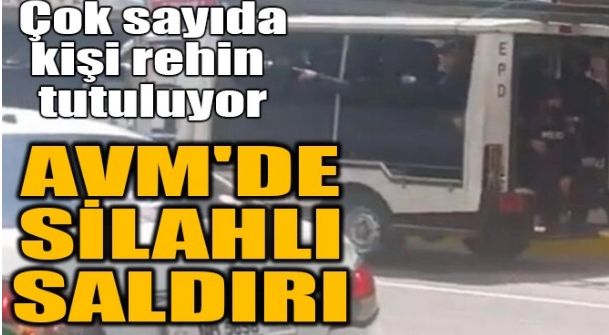 AVM’DE SİLAHLI SALDIRI