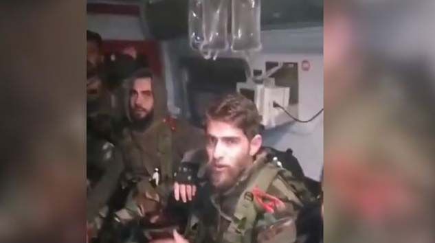 Esed rejimi askerleri ambulansları kalkan yaptı