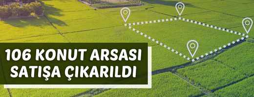 Kayseri Büyükşehir Belediyesi 106 adet konut alanı arsasını hale ile satacak
