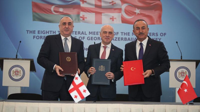 Dışişleri Bakanı Çavuşoğlu: Gürcistan ve Azerbaycan ile mükemmel ilişkilerimiz var