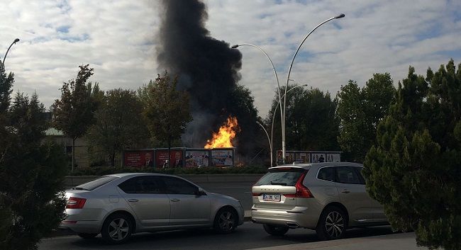 Başkent’te MTA bahçesinde doğal gaz patlaması