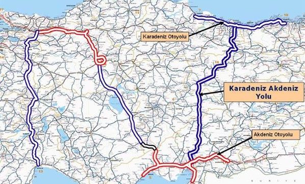50 ilin beklediği Karadeniz-Akdeniz Otoyolu