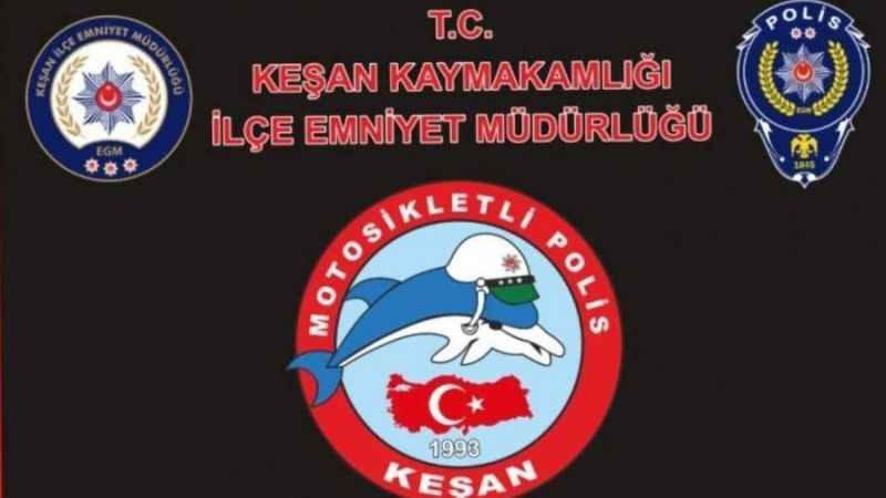 Edirne’de plakasız motosikleti kullanan ehliyetsiz sürücüye 27 bin 72 TL ceza kesildi