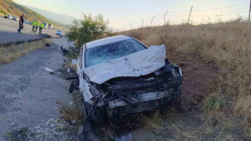 Bingöl’de trafik kazası: 1 ölü, 2 yaralı