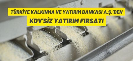 Türkiye Kalkınma ve Yatırım Bankası A.Ş.’den satılık un fabrikası