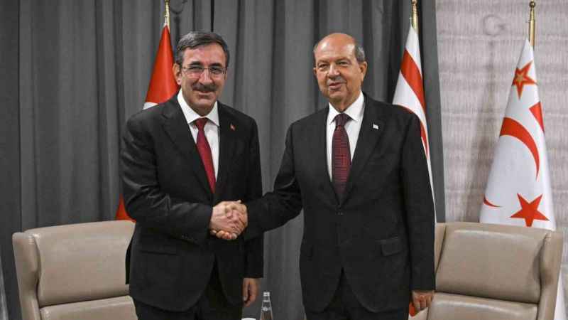 Cumhurbaşkanı Yardımcısı Yılmaz, KKTC Cumhurbaşkanı Tatar ile görüştü Cumhurbaşkanı Yardımcısı Yılmaz, KKTC Cumhurbaşkanı Tatar ile görüştü