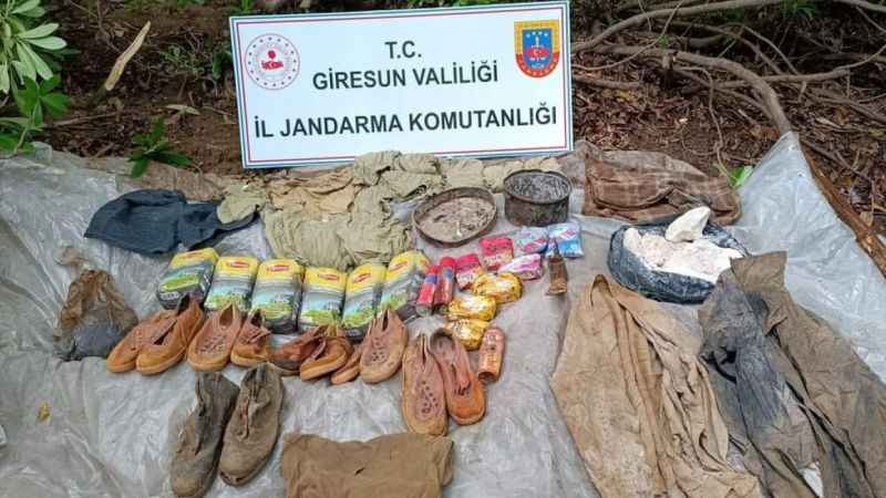 Giresun’da terör örgütüne ait sığınak bulundu Giresun’da terör örgütüne ait sığınak bulundu