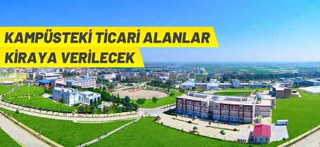 Hatay Mustafa Kemal Üniversitesi ticari alanları kiraya verecek