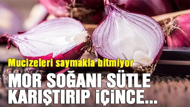 Mor soğanın bilinmeyen faydaları