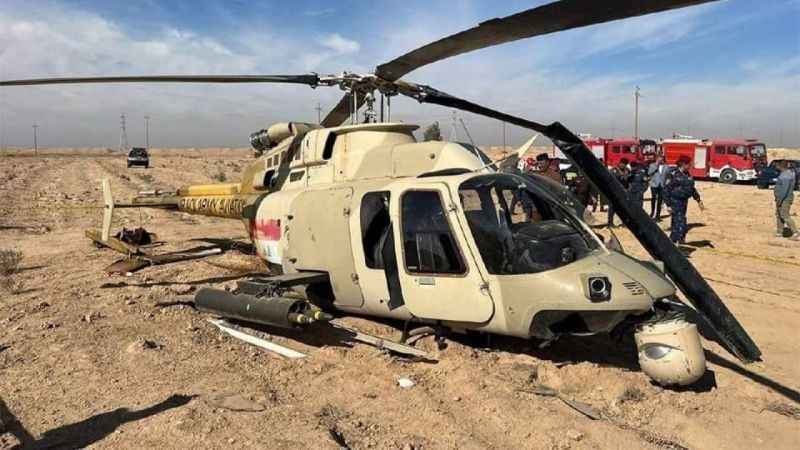 Irak’ta askeri helikopter düştü: 2 yaralı Irak’ta askeri helikopter düştü: 2 yaralı