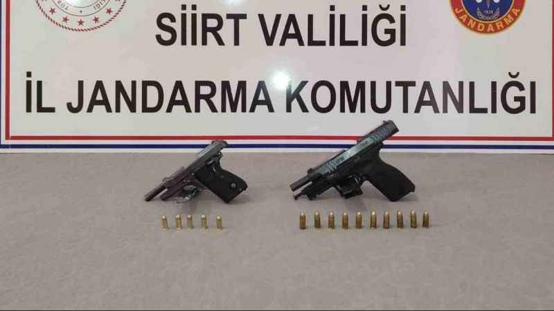 Siirt’te silah ve mühimmat kaçakçılığı operasyonu